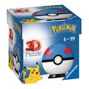 Pokémon 3D-Puzzle Pokébälle: Superball (55 Teile) 
