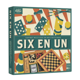 SIX IN ONE - 6 SPIELE BOX Brettspiel