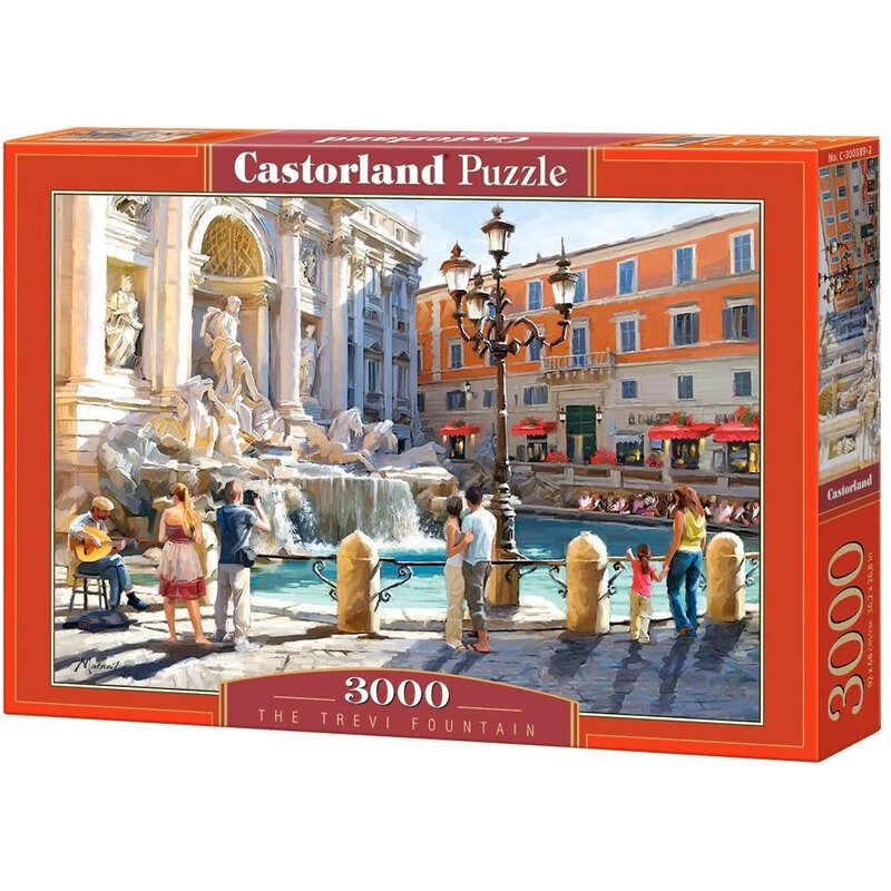 Castorland Puzzle The Trevi Fountain, Puzzle 3000 Teile
