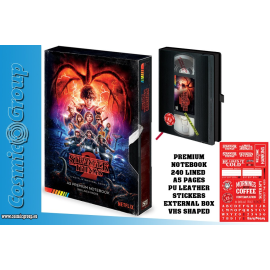 STRANGER THINGS SERIES 2 VHS A5 NOTEBOOK 