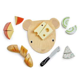 Tender Leaf Rollenspiel: SCHNEIDEBRETT Käse 15x17x7cm, Holz, verpackt, 2+ Spielzeug