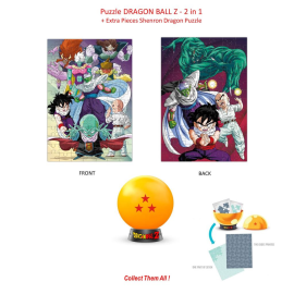 DRAGON BALL Z - Collectible Puzzle - 3 Stars - 2in1 Puzzle +Extra 