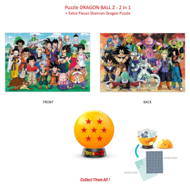 DRAGON BALL Z - Collectible Puzzle - 7 Stars - 2in1 Puzzle +Extra 