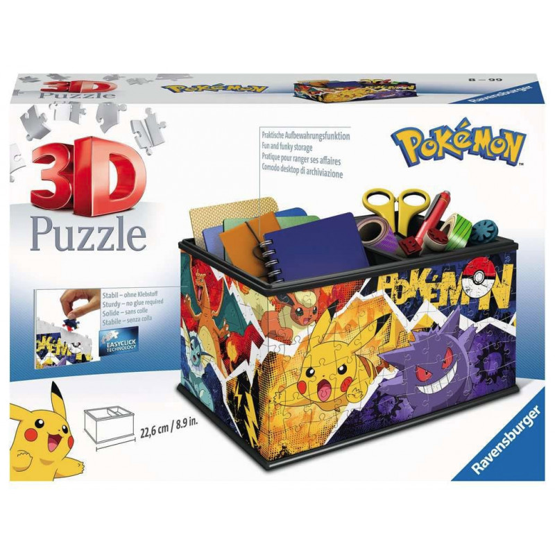 Pokémon 3D puzzle Storage box (216 pieces) Puzzle