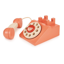 Mentari Rollenspiel: TELEFONRING RING 15x12,5x8,5cm, Holz, in Box, 2+ 