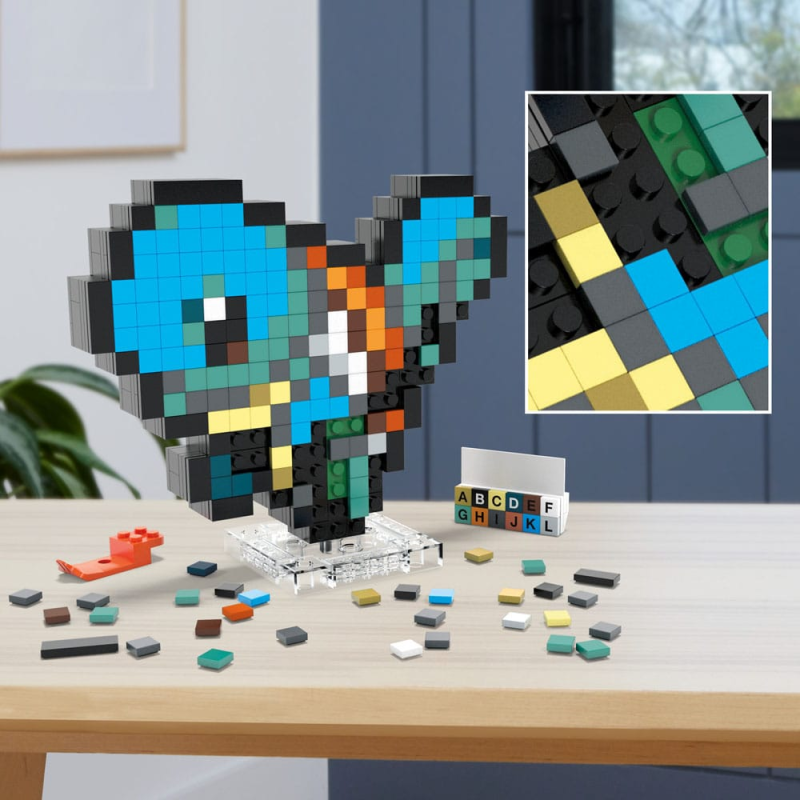 Pokémon construction game MEGA Squirtle Pixel Art Mattel