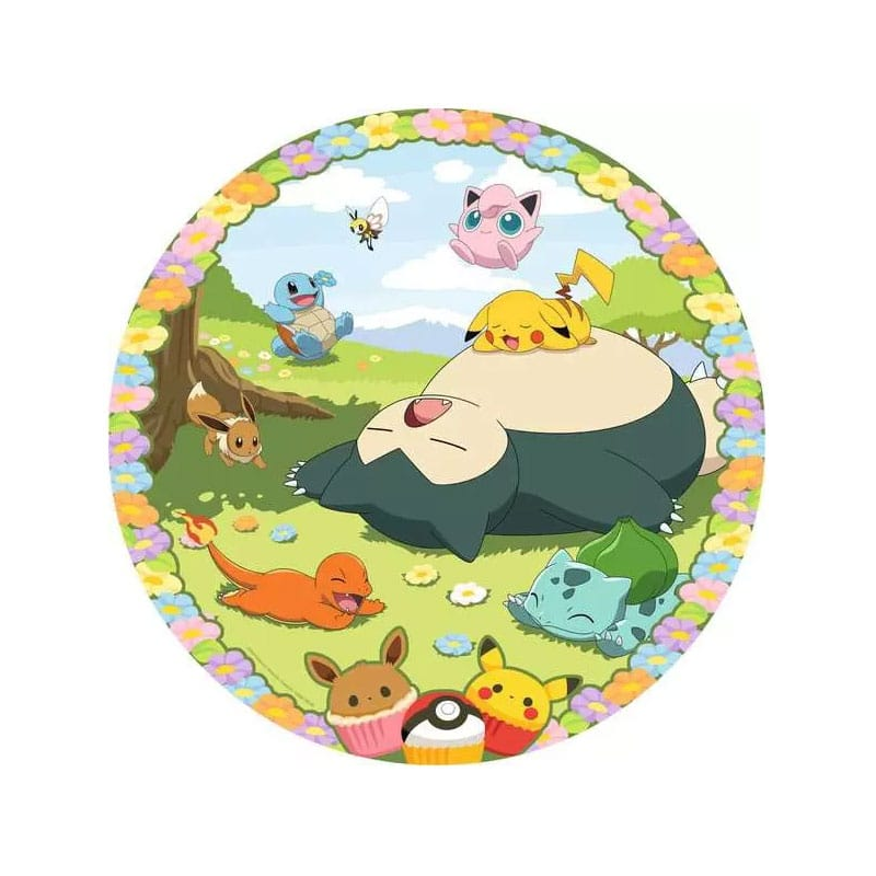 Pokémon round puzzle Flowery Pokémon (500 pieces) Puzzle
