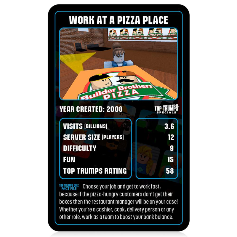 Winning Moves Top Trumps - The Independent and Unofficial Guide to Roblox English Game Brettspiele