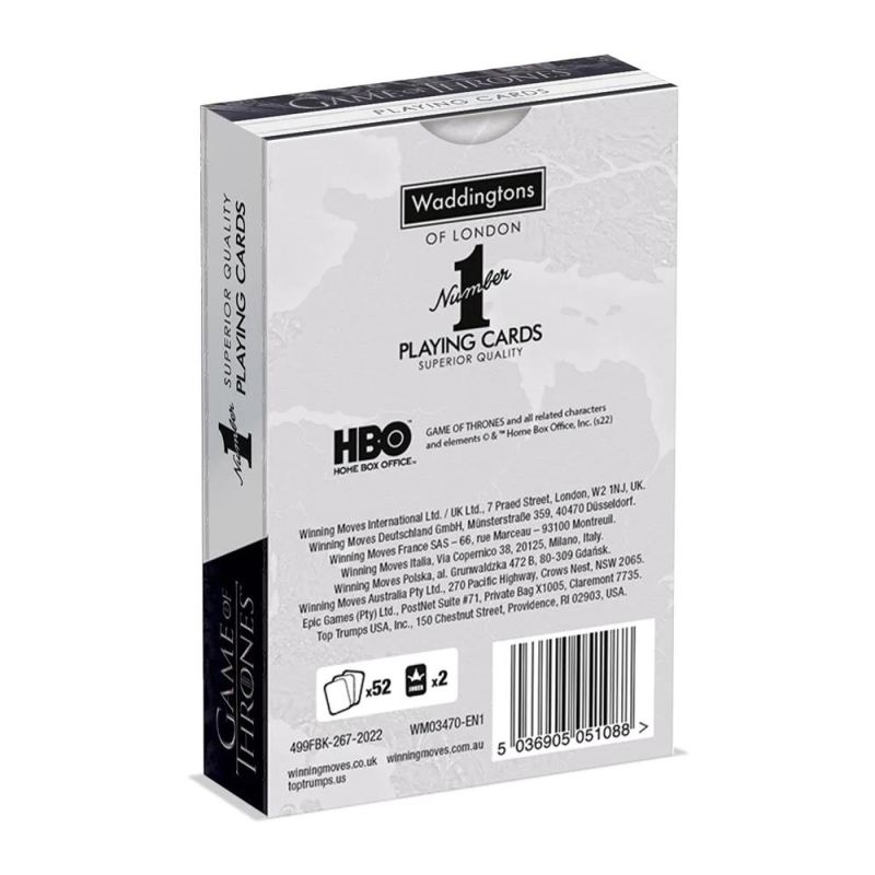 Winning Moves - Game of Thrones Waddingtons No.1 Playing Cards Brettspiele
