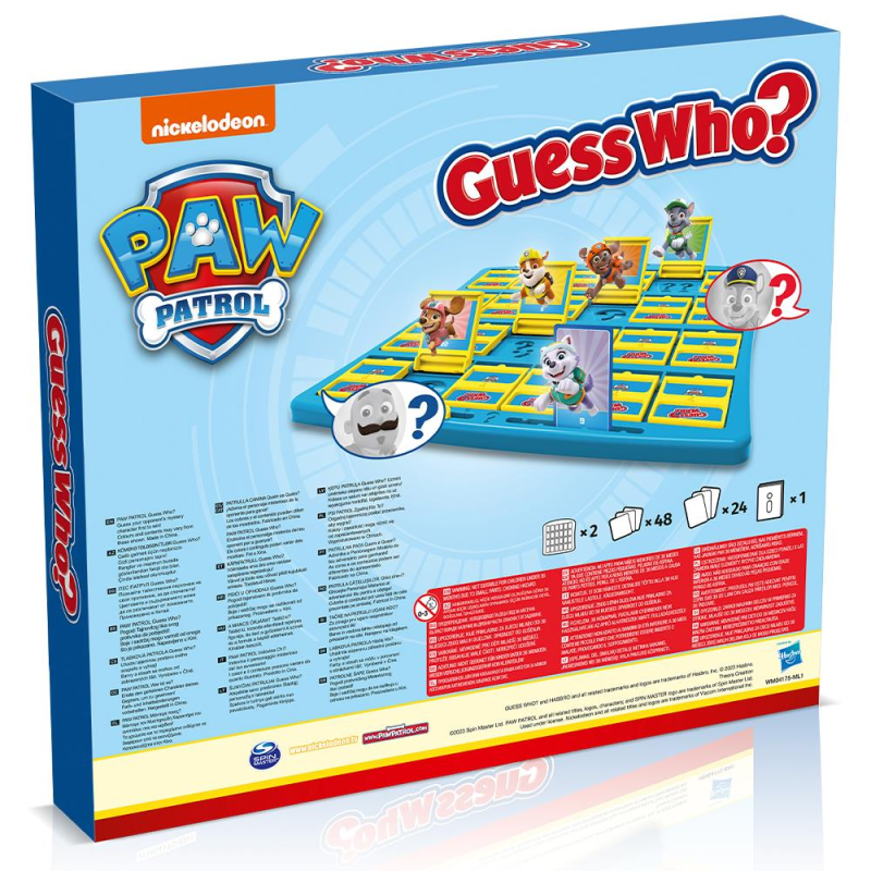 Winning Moves Paw Patrol - Guess Who? Multilingual Winning Moves