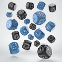 Fortress Compact D6 dice pack Black&Blue (20) 