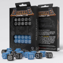 Fortress Compact D6 dice pack Black&Blue (20) Würfel