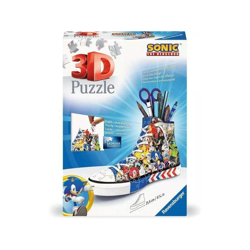 Sonic - The Hedgehog 3D puzzle Sneaker (108 pieces)