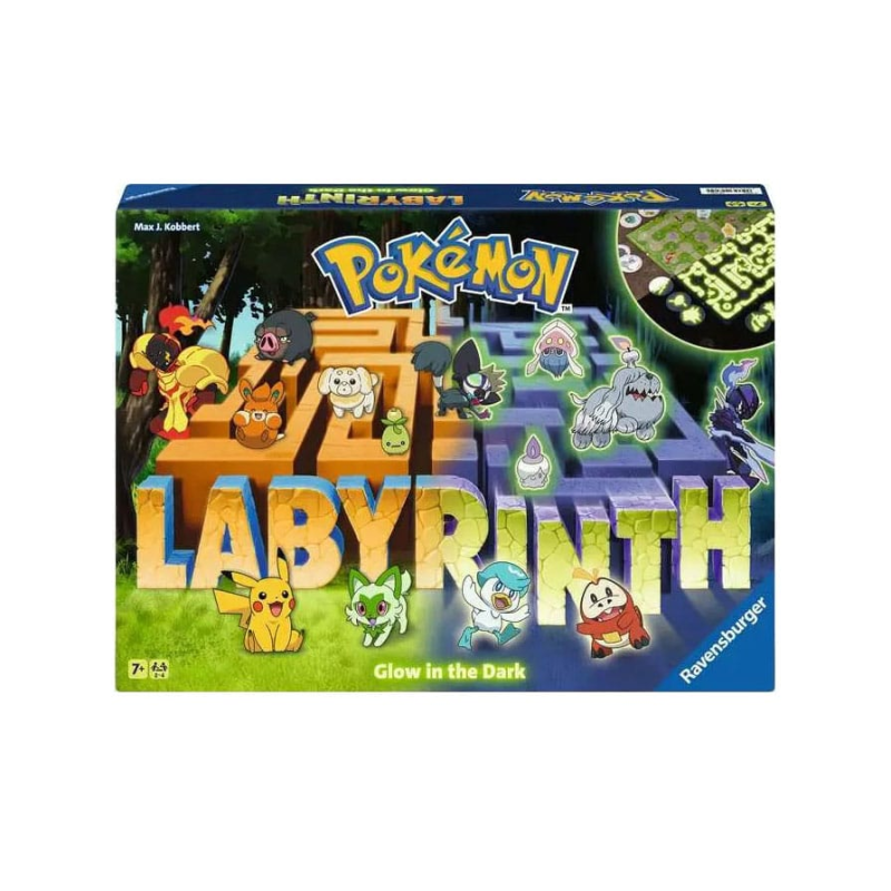 Pokémon board game Labyrinth Glow in the Dark 