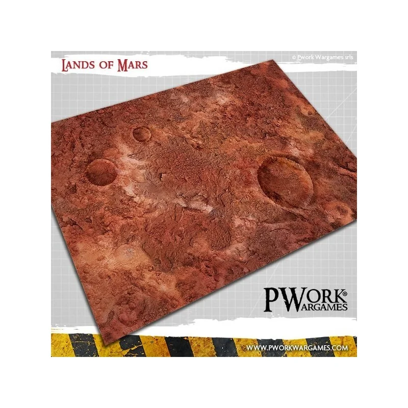 Lands of Mars neoprene playmat 44x60'