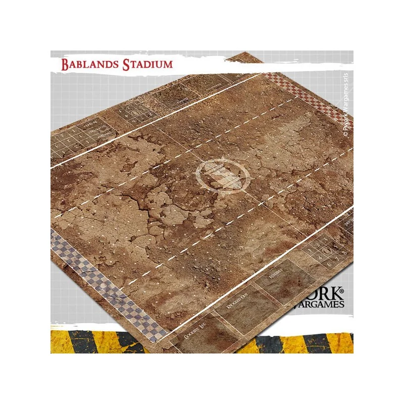 Blood Bowl Neoprene Playmat - Badlands Stadium