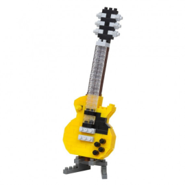 Yellow Nanoblock Electric Guitar 