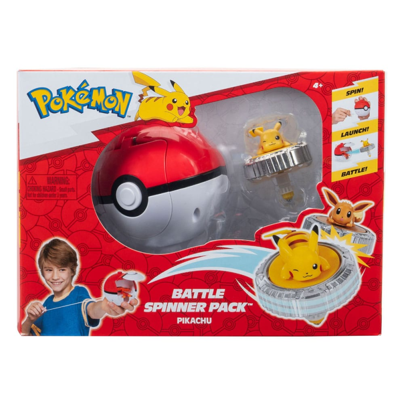 Pokémon Battle Spinner Pack Pikachu 1 & Poké Ball Spielzeug