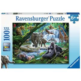 Puzzle 100 p XXL - Jungle animals