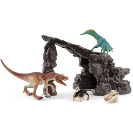 Dinosaurier-Bausatz mit Höhle 