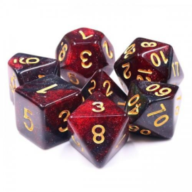 Set of 7 multi-format dice – Bloody Mary 