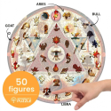 Wooden puzzle – Eye of the Universe – 550 pcs (50 unique pcs) Puzzle